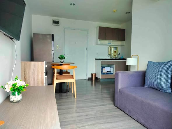 living room of The Trust Condo @BTS Erawan