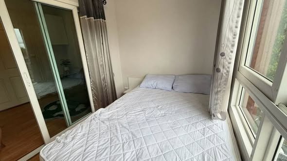 bedroom of The Trust Residence Central Pattaya