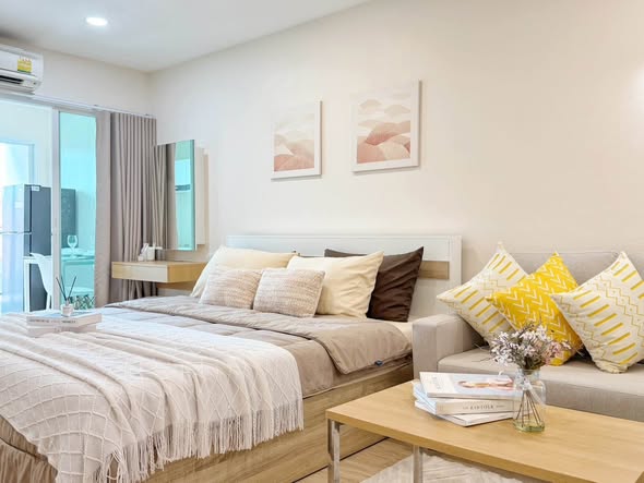 bedroom of The View Condo Suanluang