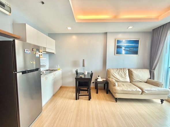 living room and bedroom of Thru Thong Lor
