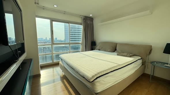 bedroom of U-Delight Jatujak Station condo.