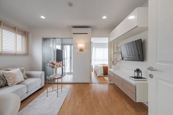 living room and bedroom of U Delight @ On Nut Station