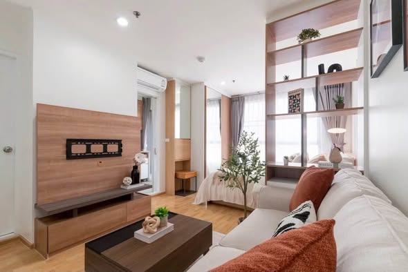bedroom and living room and room interior of U Delight Residence Phatthanakan