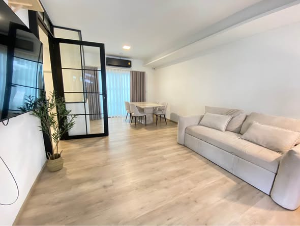 living room and room interior of Villaggio 3 Srinakarin-Bangna
