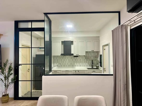 room interior and bathroom of Villaggio 3 Srinakarin-Bangna