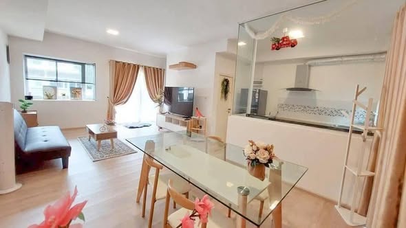 bedroom and living room of Villaggio Srinakarin-Bangna 2