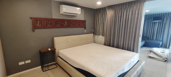 bedroom of Waters Edge Condominium