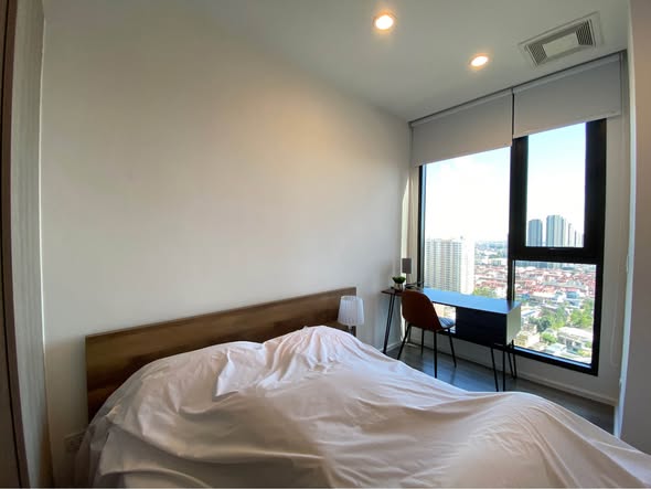 bedroom of Whizdom Essence Sukhumvit วิสซ์ดอม เอสเซ้นส์ สุขุมวิท