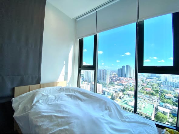 bedroom of Whizdom Essence Sukhumvit วิสซ์ดอม เอสเซ้นส์ สุขุมวิท