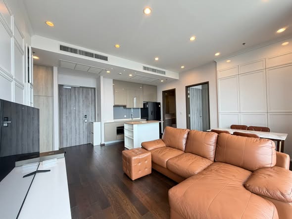 bedroom and living room of Whizdom Essence Sukhumvit วิสซ์ดอม เอสเซ้นส์ สุขุมวิท