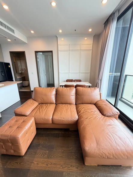 living room of Whizdom Essence Sukhumvit วิสซ์ดอม เอสเซ้นส์ สุขุมวิท