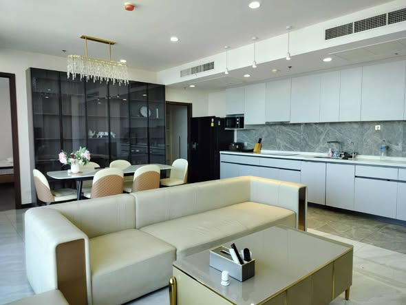 living room and kitchen of Whizdom Inspire Sukhumvit วิสซ์ดอม อินสปาย สุขุมวิท