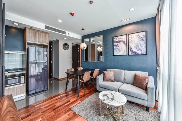 living room of WISH Signature Midtown Siam (วิช ซิกเนเจอร์ มิดทาวน์ สยาม)