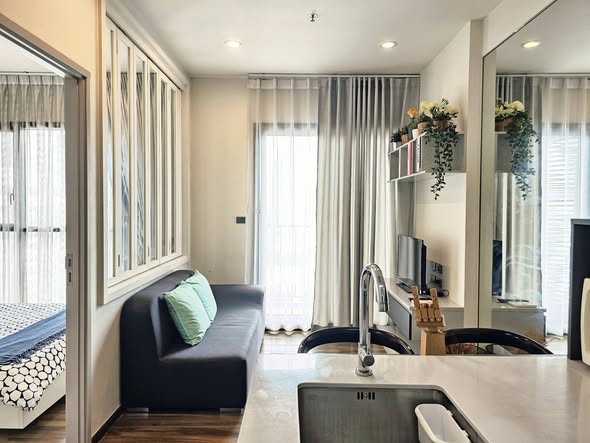 living room and room interior of WYNE by Sansiri