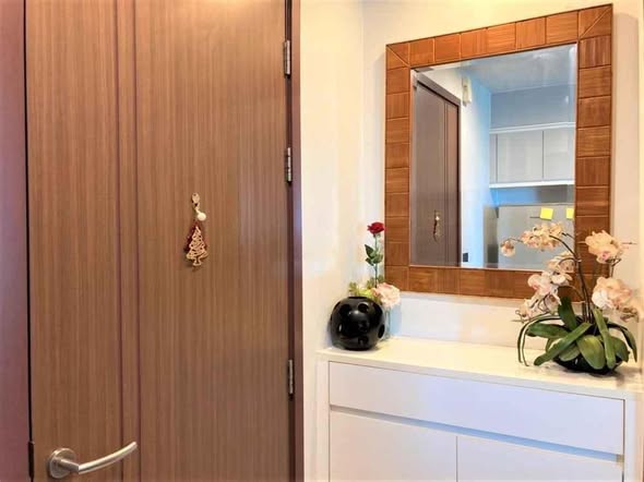 room interior and bathroom of WYNE by Sansiri