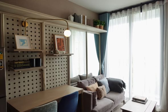 living room and bedroom of XT Ekkamai