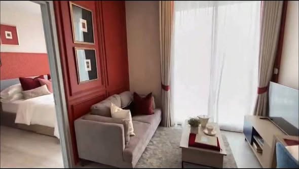 living room and bedroom of XT Ekkamai