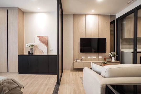bedroom and living room and room interior of XT Phayathai