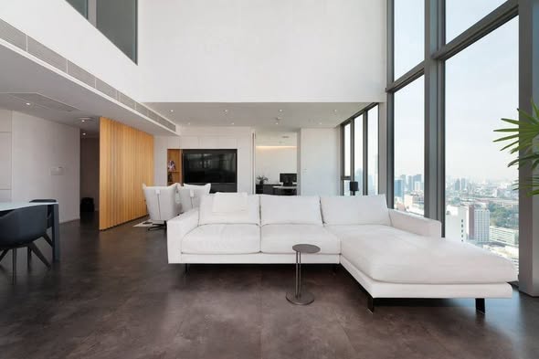 bedroom and living room and room interior of Zenithar Penthouse