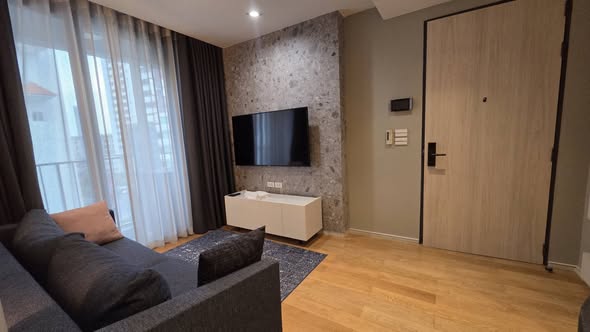 living room and bedroom of 111 Luxury Residence