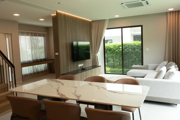 living room of มัณฑนา บางนา กม.15 | MANTANA Bangna km. 15