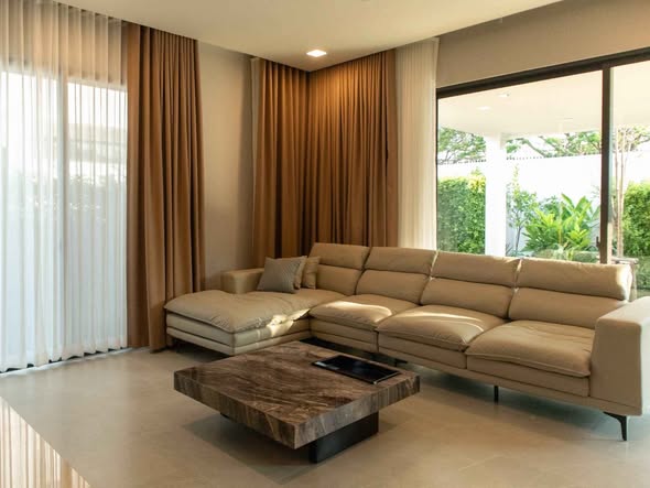 living room and room interior of มัณฑนา บางนา กม.15 | MANTANA Bangna km. 15