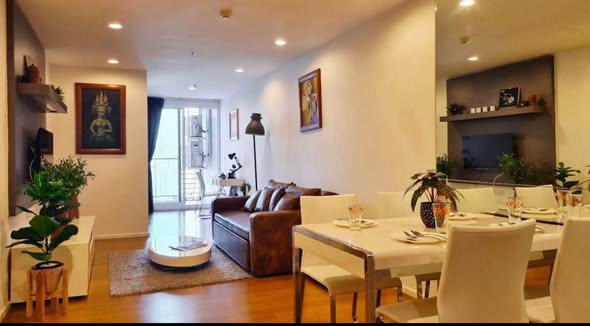 living room of 15 Sukhumvit Residences