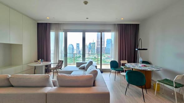 living room of 185 Rajadamri