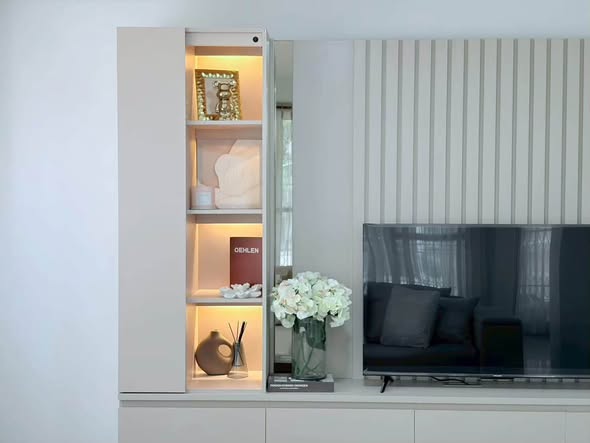living room and bedroom and room interior of บ้านเดี่ยว 2 ชั้น อยู่อาศัย (อุปกรณ์ สาธิตAerodynamics)