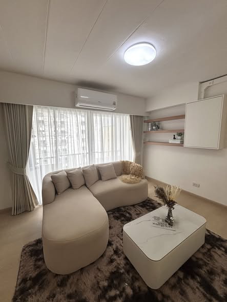 bedroom and living room of ธนาเพลส 3 60 C