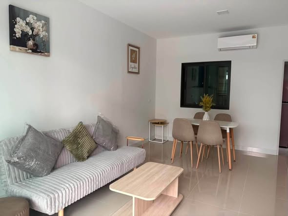 bedroom and living room of พลีโน่ สุขุมวิท-บางนา 3 Pleno Sukhumvit-Bangna 3