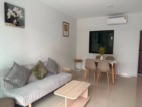 bedroom and living room of พลีโน่ สุขุมวิท-บางนา 3 Pleno Sukhumvit-Bangna 3