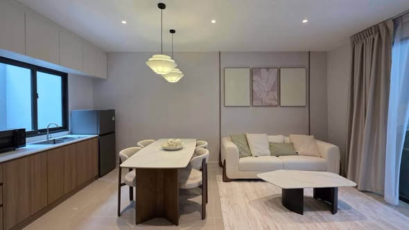 living room of พลีโน่ สุขุมวิท-บางนา 3 Pleno Sukhumvit-Bangna 3