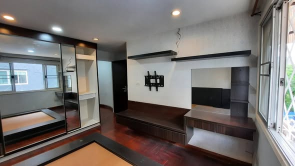 bedroom and room interior of ทาวน์โฮมแฝด4ชั้น