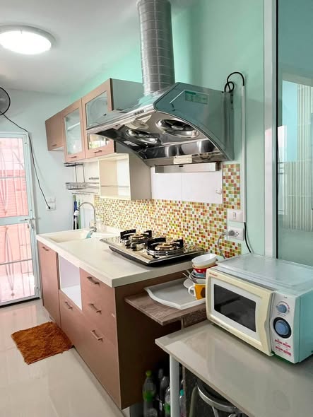 kitchen of โครงการบ้านแฝด ซอยเพชรเกษม 66