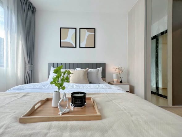 bedroom of ชีวาทัย ฮอลล์มาร์ค ลาดพร้าว – โชคชัย 4 (เฟส 2)