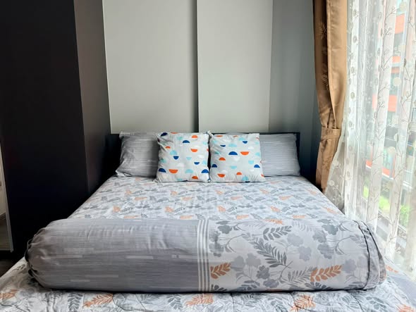 bedroom of มอนเต้ คอนโด พระราม9