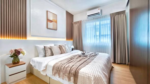 bedroom of A Space ID Asok-Ratchada