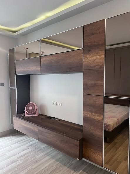 bedroom and room interior of A Space ID Asok-Ratchada
