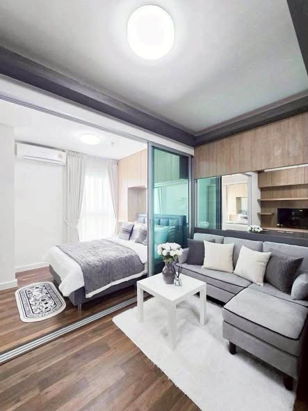 bedroom and living room of A Space Me Bangna