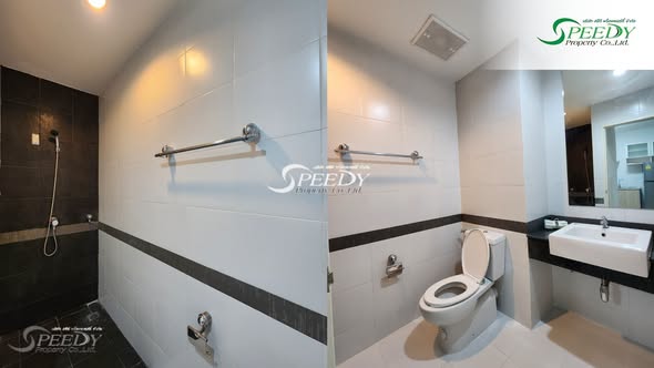bathroom of A Space ME Sukhumvit 77