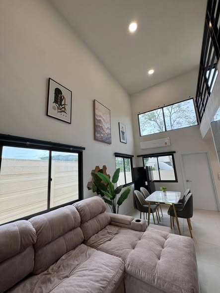 living room and room interior of Altitude Kraf Bangna