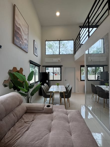 living room and room interior of Altitude Kraf Bangna