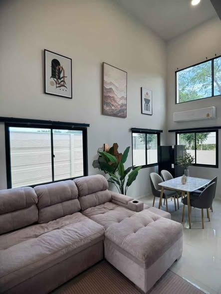 living room and room interior of Altitude Kraf Bangna