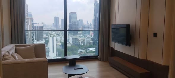 living room and bedroom of ANIL Sathorn 12