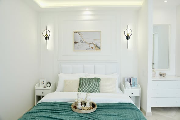 bedroom of Apple Condominium