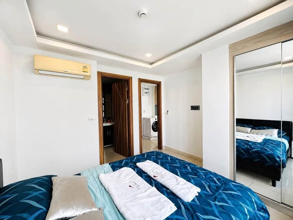 bedroom of Arcadia Beach Resort Condominium
