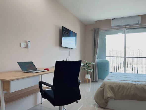 bedroom of ASAKAN Tower Srinagarindra