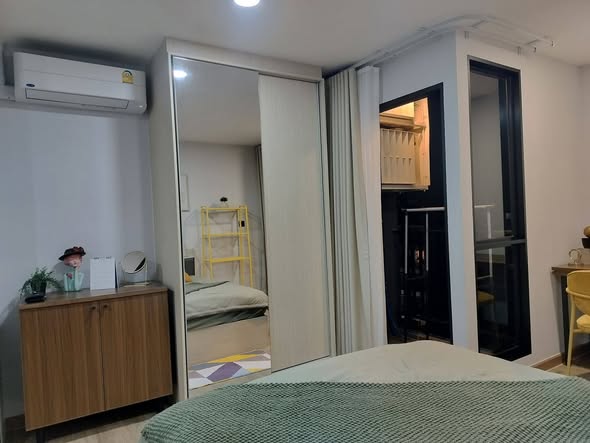 bedroom of Asher Koop Ratchada คอนโด แอชเชอร์ คูฟ รัชดา
