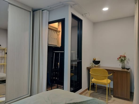 bedroom and room interior and bathroom of Asher Koop Ratchada คอนโด แอชเชอร์ คูฟ รัชดา